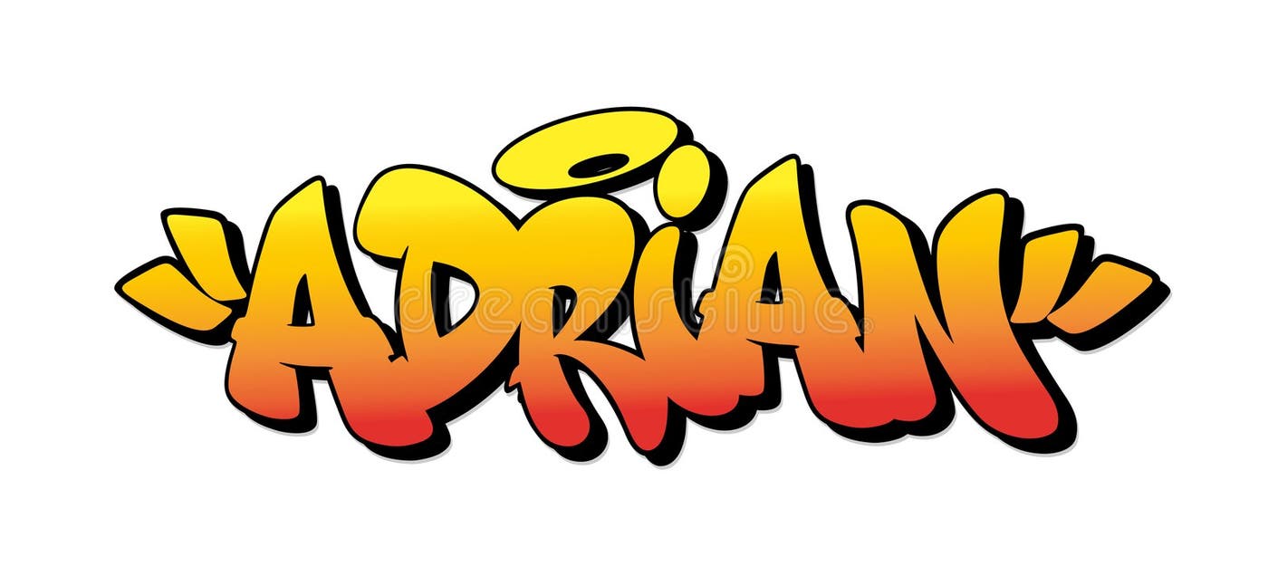 Adrian Name Stock Illustrations – 43 Adrian Name Stock Illustrations