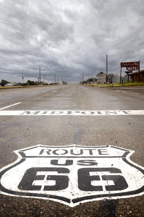 Route 66 Midpoint stock image. Image of mother, midpoint 104633171