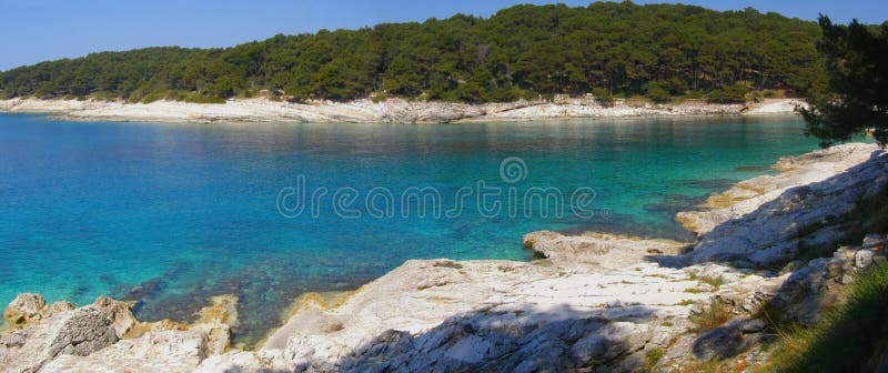 Adriatic beach panorama