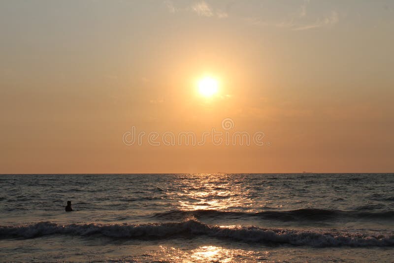 Adriatic sea sunset