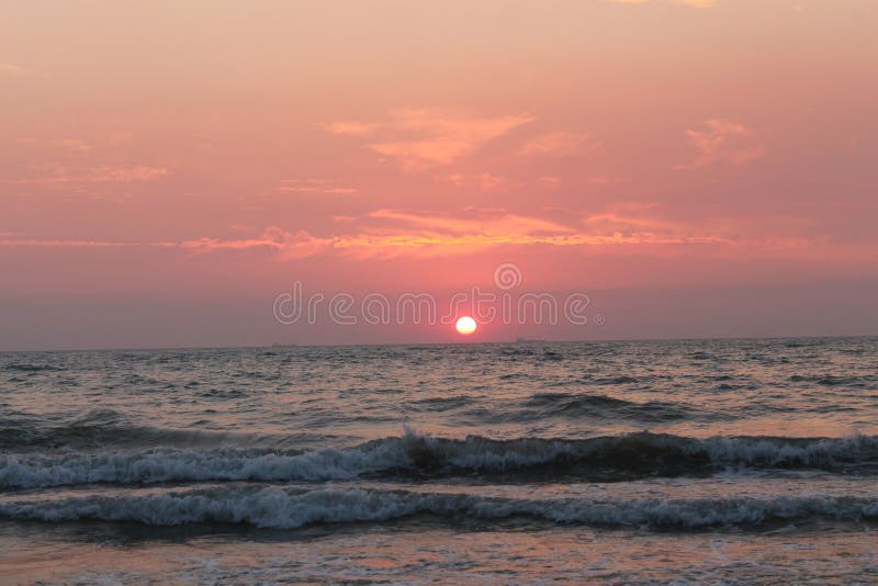 Adriatic sea sunset