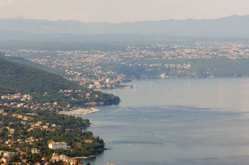 Adriatic Sea. Sunset. Istria. Croatia.