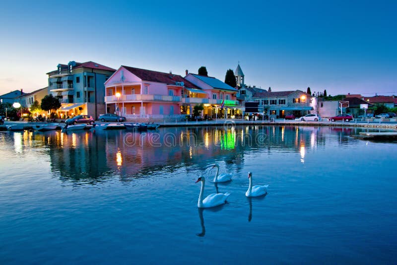 Adriatic village of Sukosan waterfront