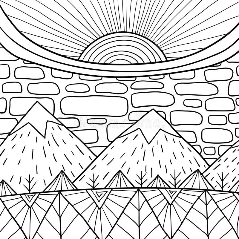 Adult Coloring Book,page a Christmas Gloves on the Background with ...