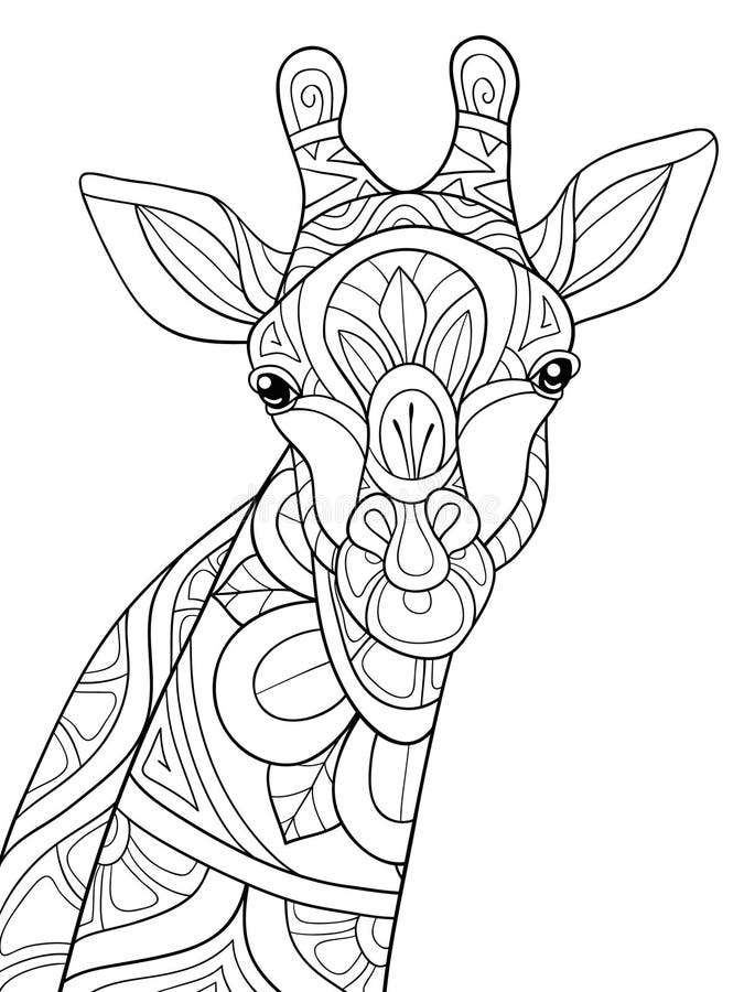 Ornament - Black - Giraffe Detailed Ornament - Black - Giraffe Detailed