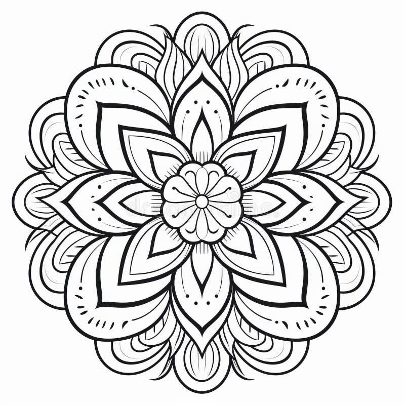 24,800+ Mandala Coloring Page Stock Photos, Pictures & Royalty