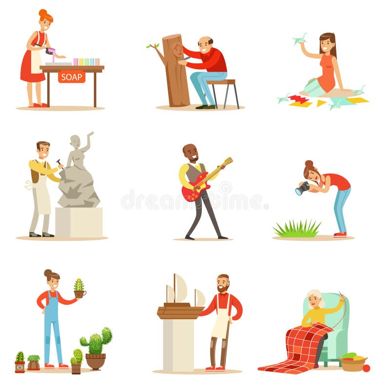 Favorite Hobbies Stock Illustrations – 212 Favorite Hobbies Stock  Illustrations, Vectors & Clipart - Dreamstime