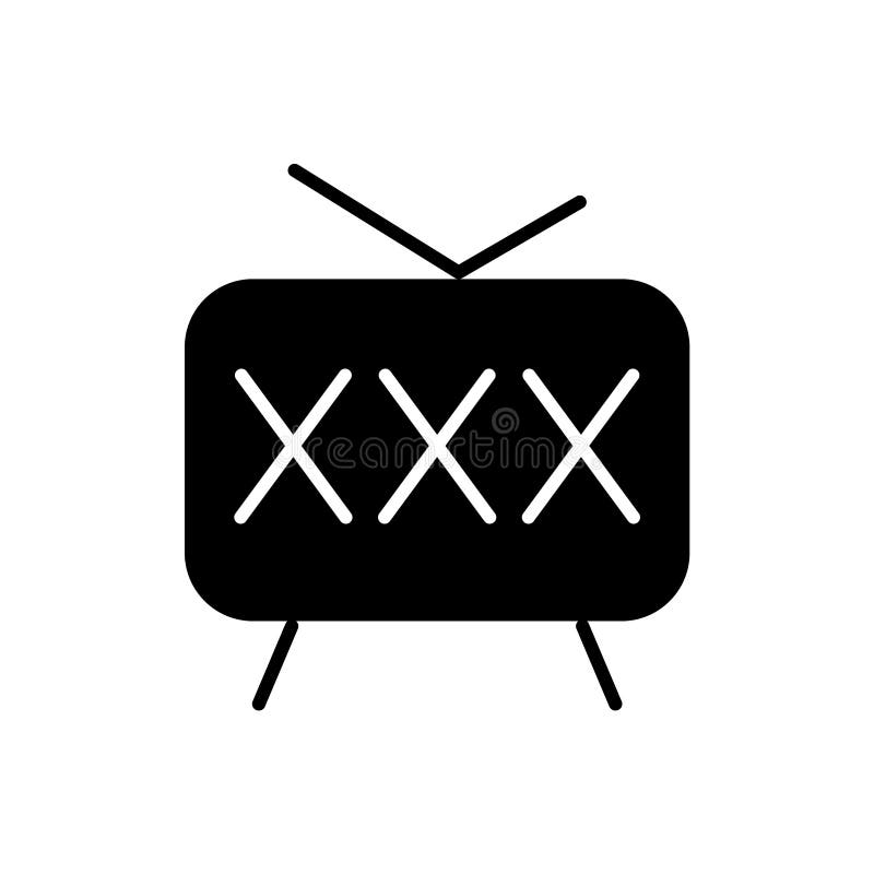 Adult Video Xxx Glyph Icon. Sex Shop. Black Filled Symbol. Isolated Vector  Illustration Stock Vector - Illustration of nightclub, item: 231691427
