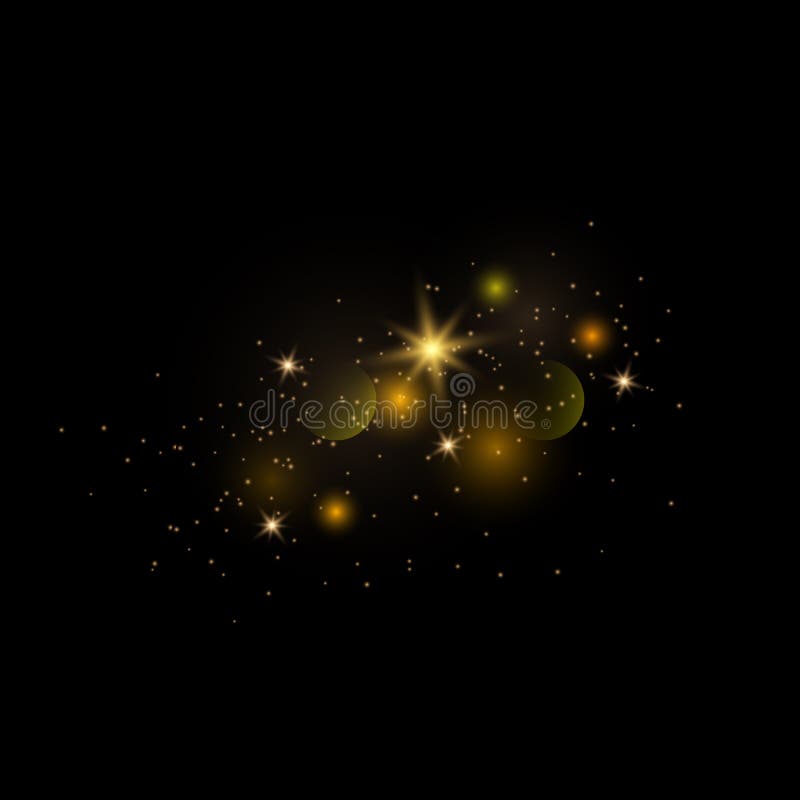 Premium Vector  Magic dust particles bokeh. abstract shimmering