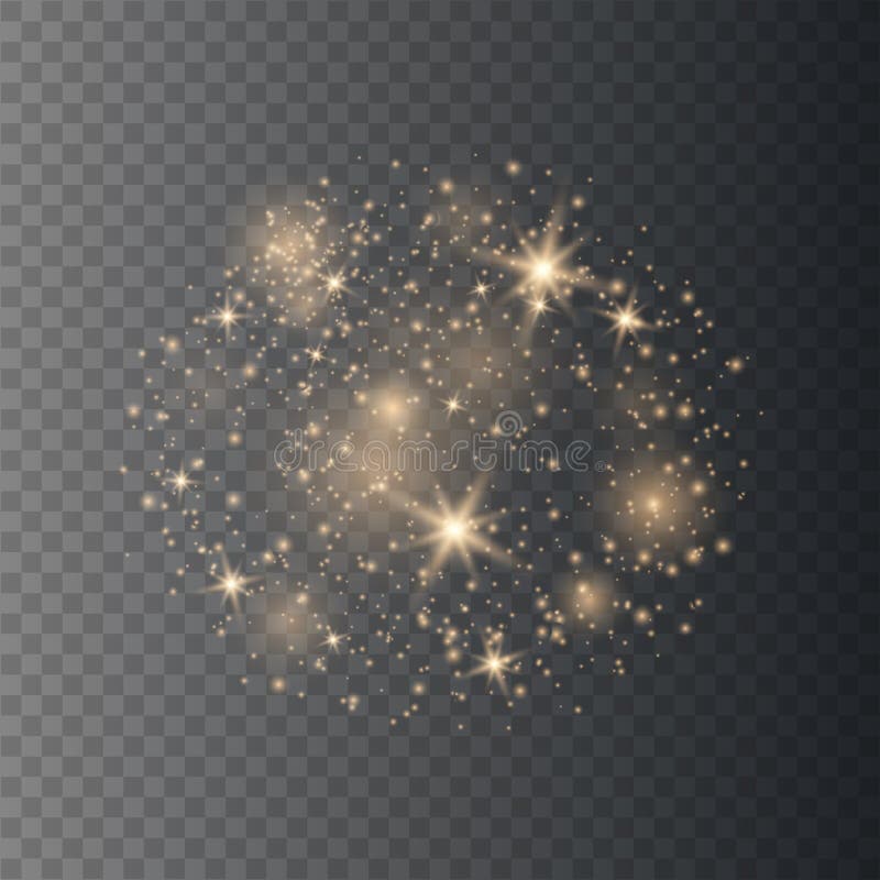 Sparkling magical dust particles. stock illustration Sparkling magical dust particles. stock illustration