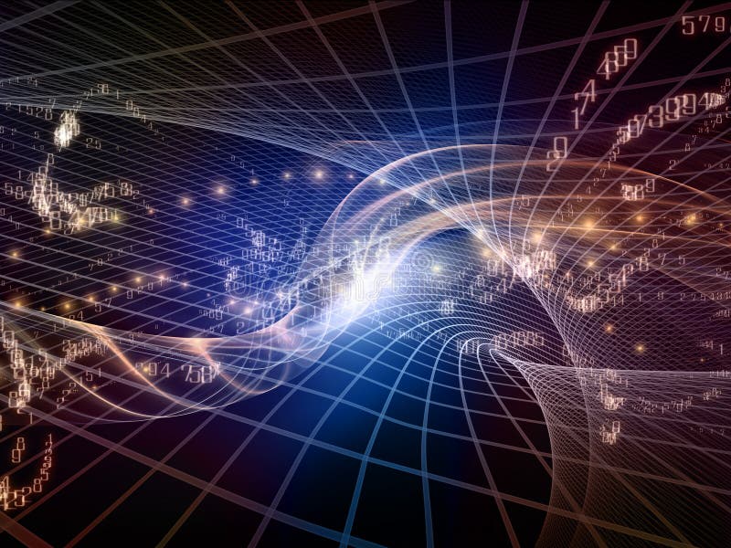 Advance of Fractal Realms stock images