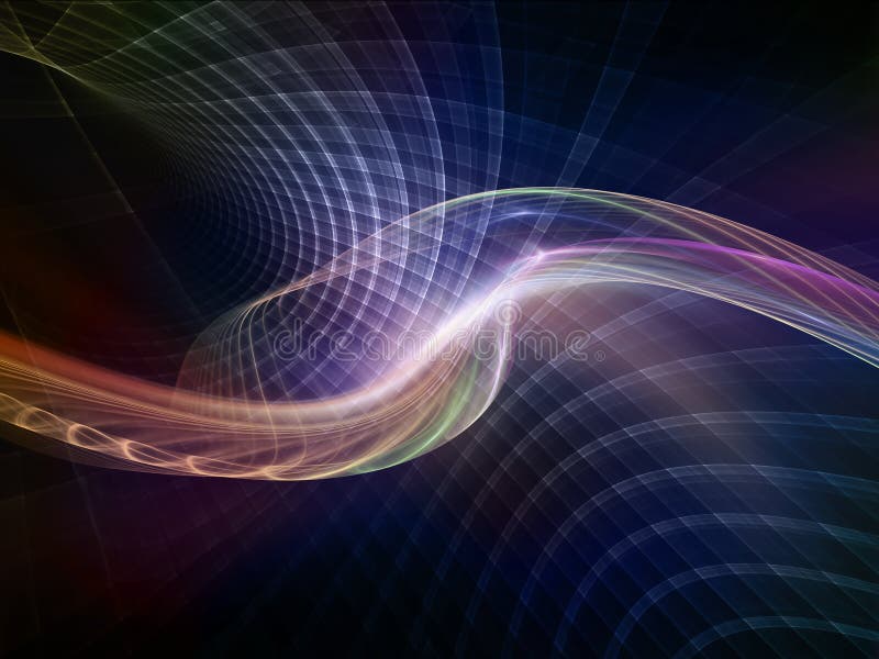 Advance of Fractal Realms stock image