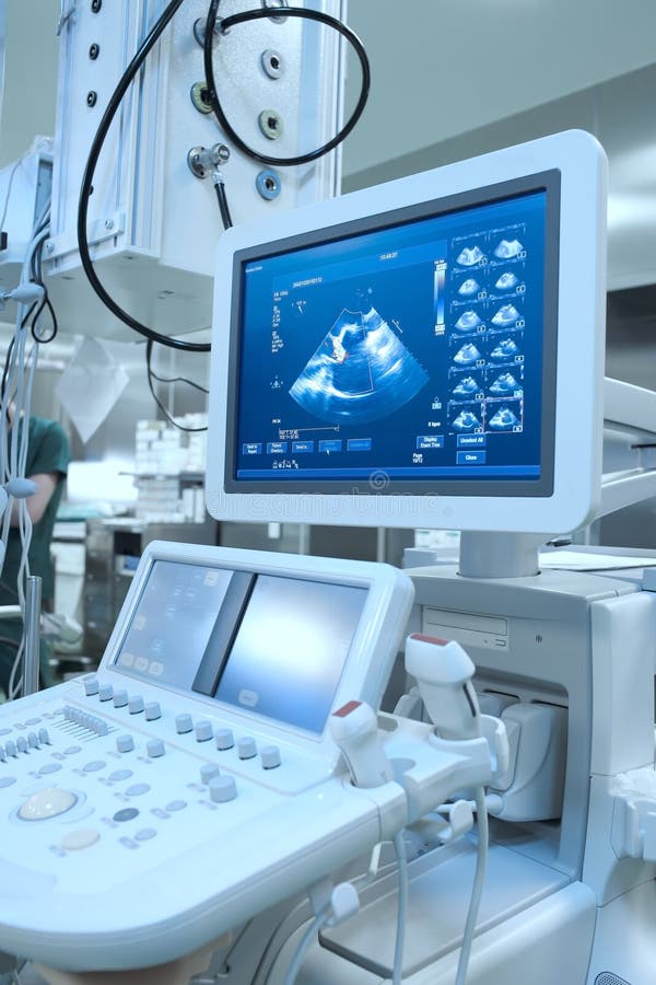 Advance ultrasound machine in hospital stock photo Advance ultrasound machine in hospital stock photo