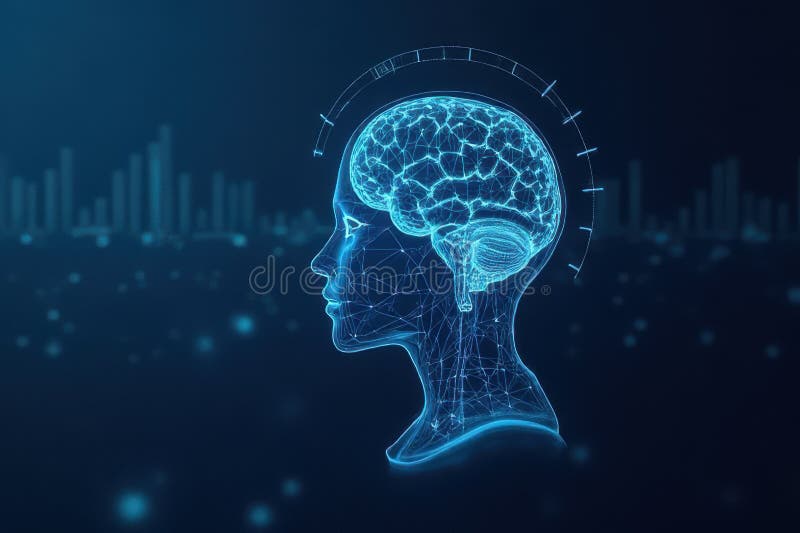 Advanced AI and Public Safety Integration stock illustration