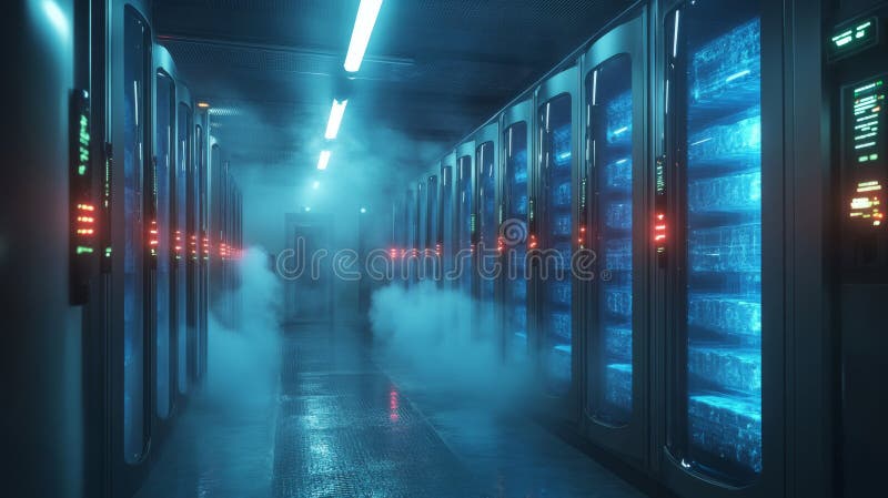 Advanced Cold Storage Facility for Pharmaceutical Products Ensures Optimal Climate Control for Perishable Inventory stock photo