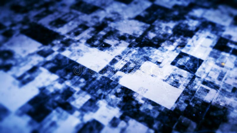 Advanced Data Matrix Simulation Background stock photo