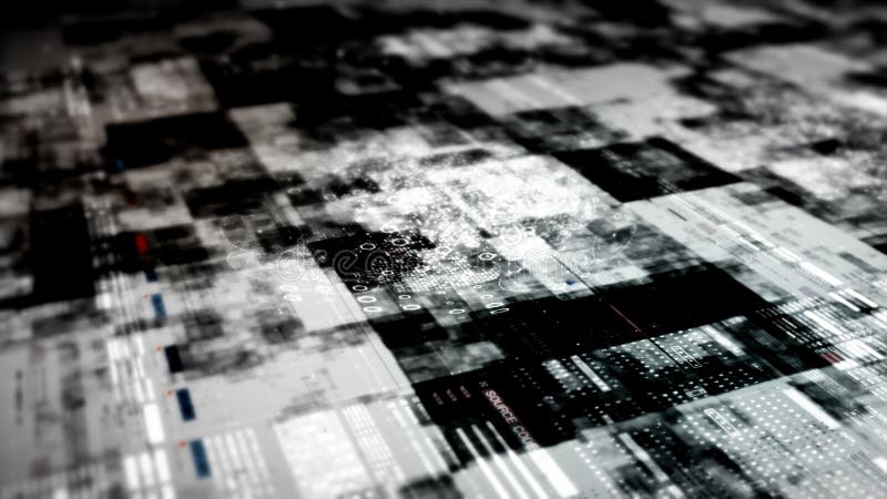 Advanced Data Matrix Simulation Background royalty free stock image