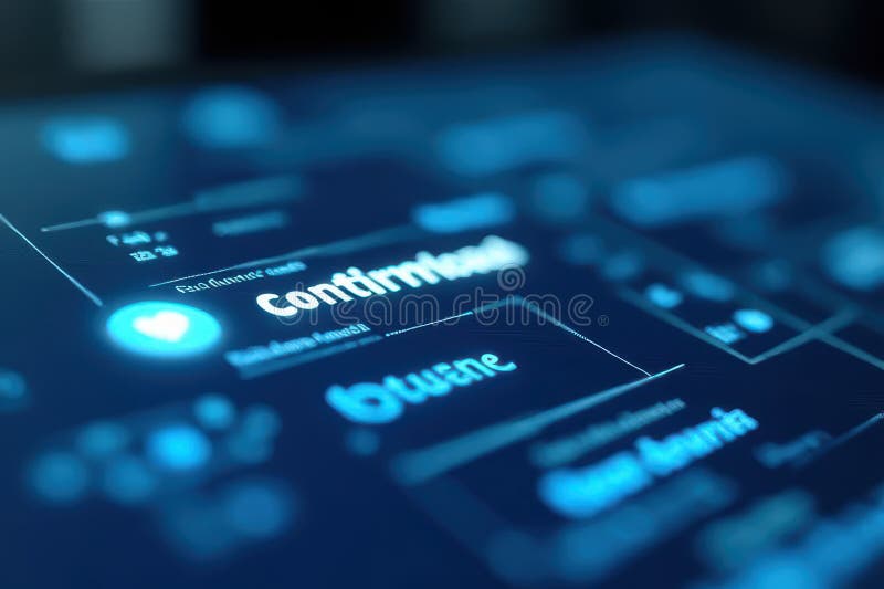 Advanced Document Authentication Platform Stock Illustration