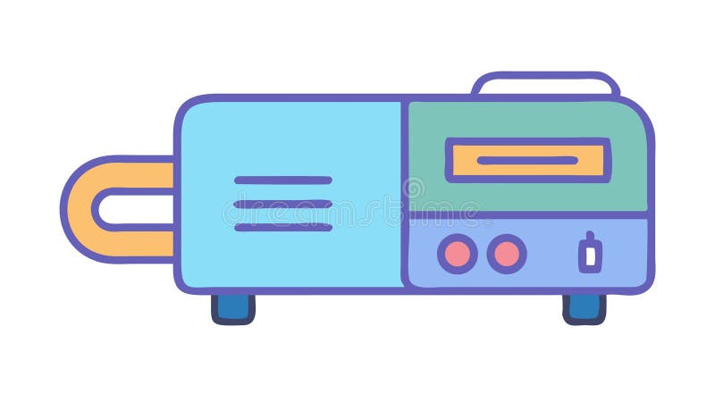 Advanced Scientific Research Equipment Device Icon, vector design Generative AI stock illustration