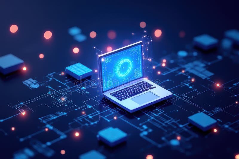 Advanced Subdomain Hosting Solutions Showcase stock illustration