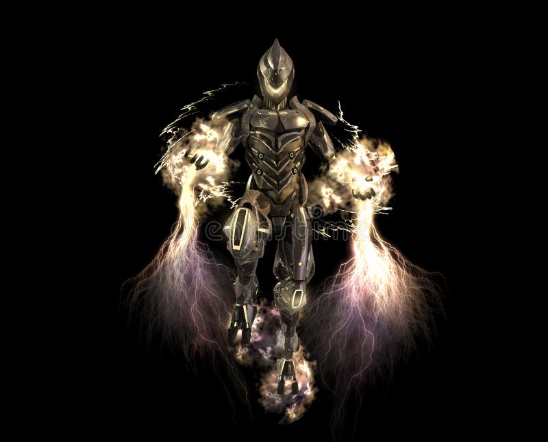 Advanced super soldier vector illustration