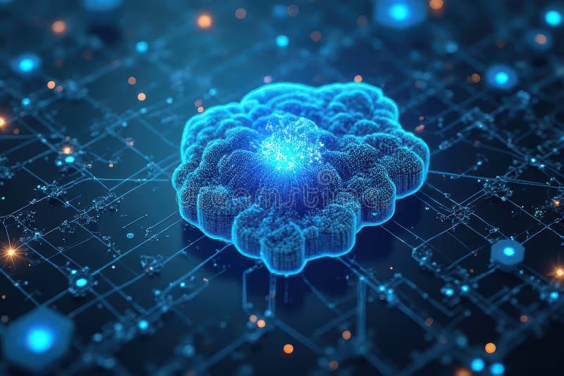 Advanced Technologies in Artificial Intelligence and Data Analysis vector illustration