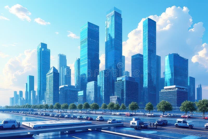 Advanced Technologies Transforming Insurance Sector Through AI Integration - Modern Insights for Industry Success royalty free illustration