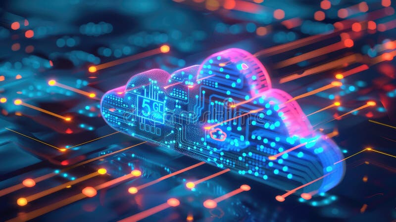 Advanced text 5G revolution, innovative data technologies that revolutionise the way we communicate, enabling instant connectivity and fast information transfer in the world of modern communications. AI generated