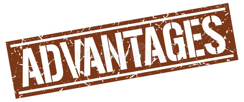 Download Advantages brown stamp stock vector. Illustration of ...