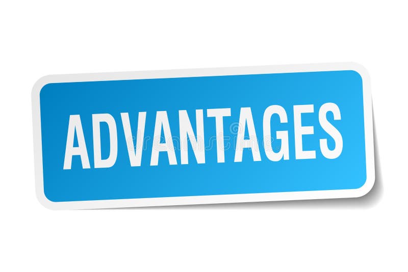 Download Advantages sticker stock vector. Illustration of ...