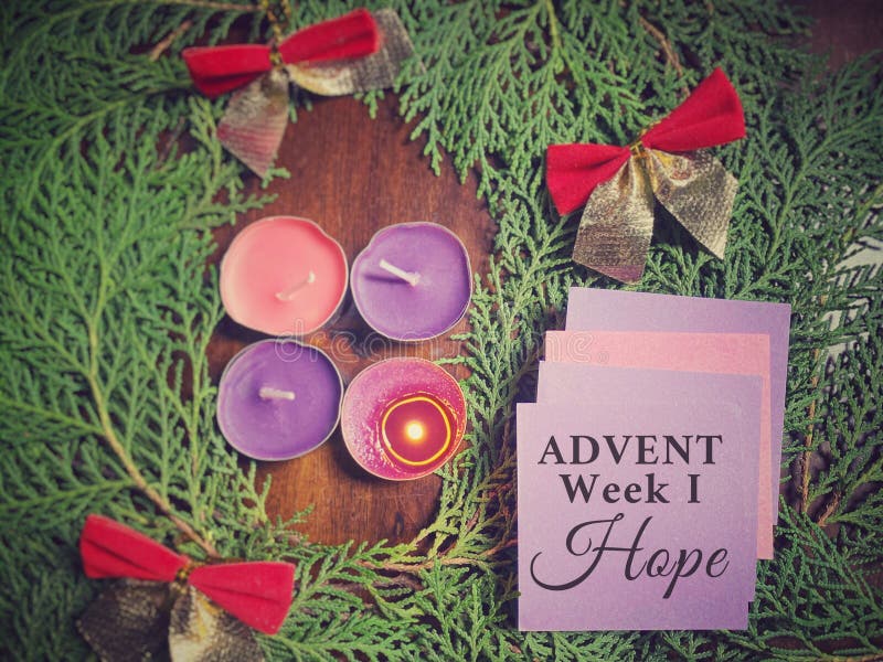 Advent Wreath Week 1 Stock Photos Free & RoyaltyFree Stock Photos