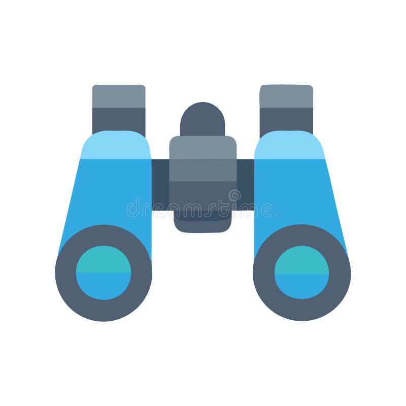 An adventure binoculars icon symbolizing exploration adventure binoculars icon design royalty-vrije illustratie