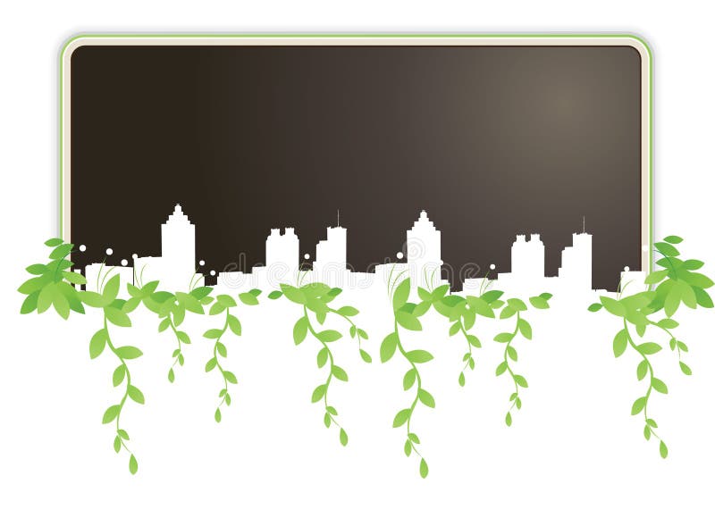 Advertisement board stock illustration