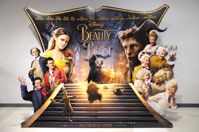 An Advertisement Display Stand of the Movie Beauty and the Beast Editorial Photo - Image of review, poster: 107102721 An Advertisement Display Stand of the Movie Beauty and the Beast Editorial Photo - Image of review, poster: 107102721