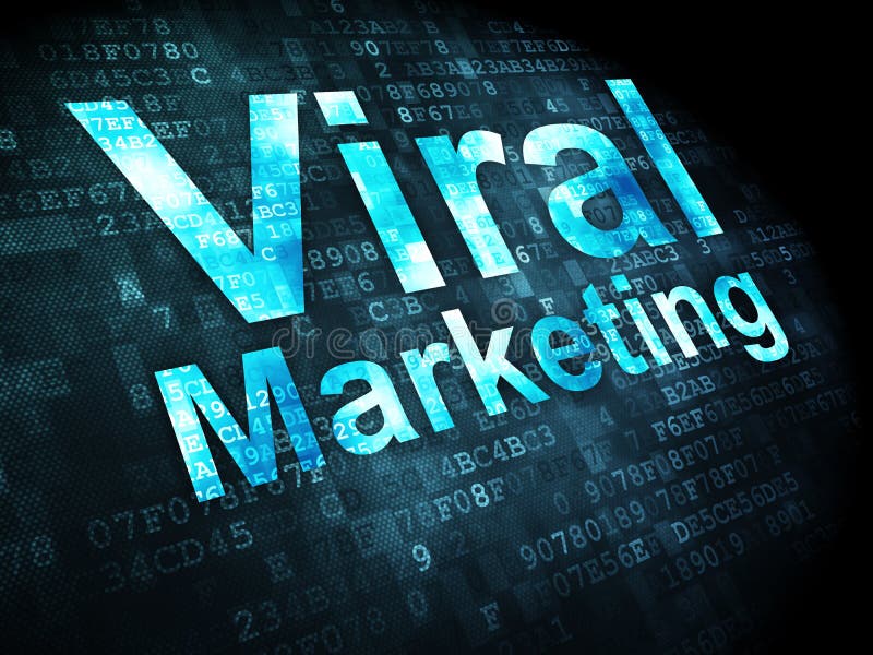 Advertising concept: Viral Marketing on digital royalty free illustration