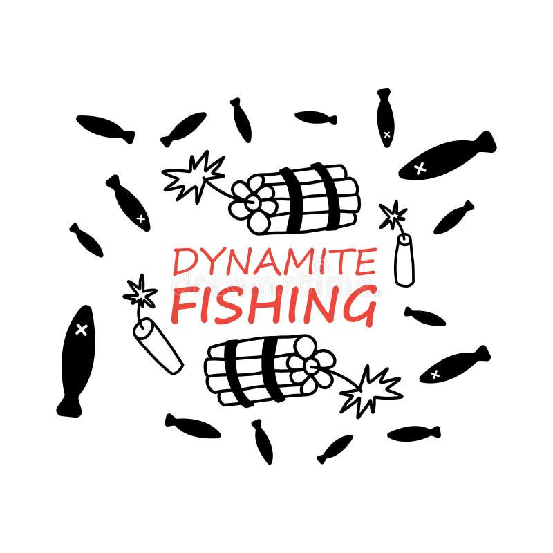 Dynamite Fishing Stock Illustrations 12 Dynamite Fishing Stock