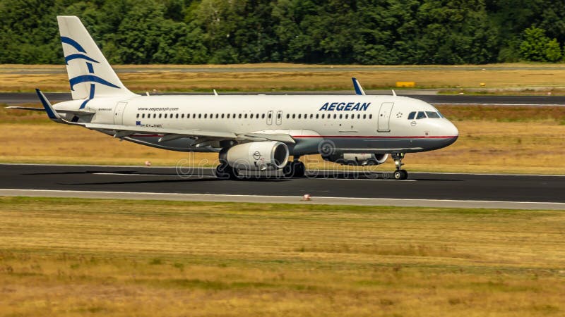 Aegean Airlines, Airbus A320, avions photo stock Aegean Airlines, Airbus A320, avions photo stock