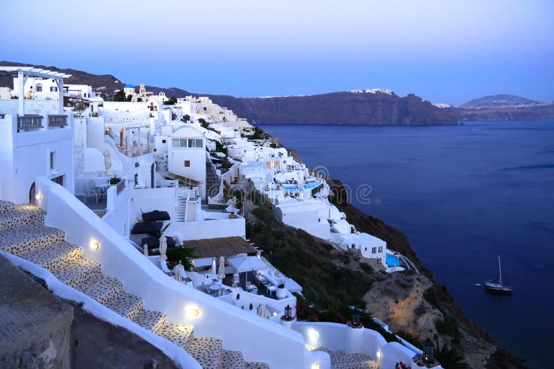 Aegean Sea Cycladic Volcanic Island Of Santorini Stock Image Image