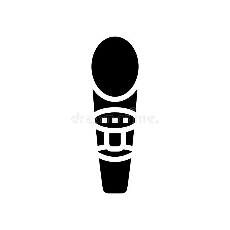 Aerator wine glyph icon vector illustration stock illustration