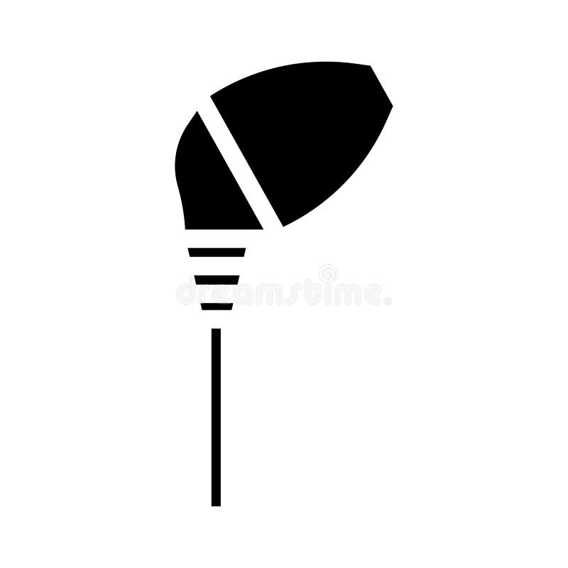 Aerator wine glyph icon vector illustration stock illustration