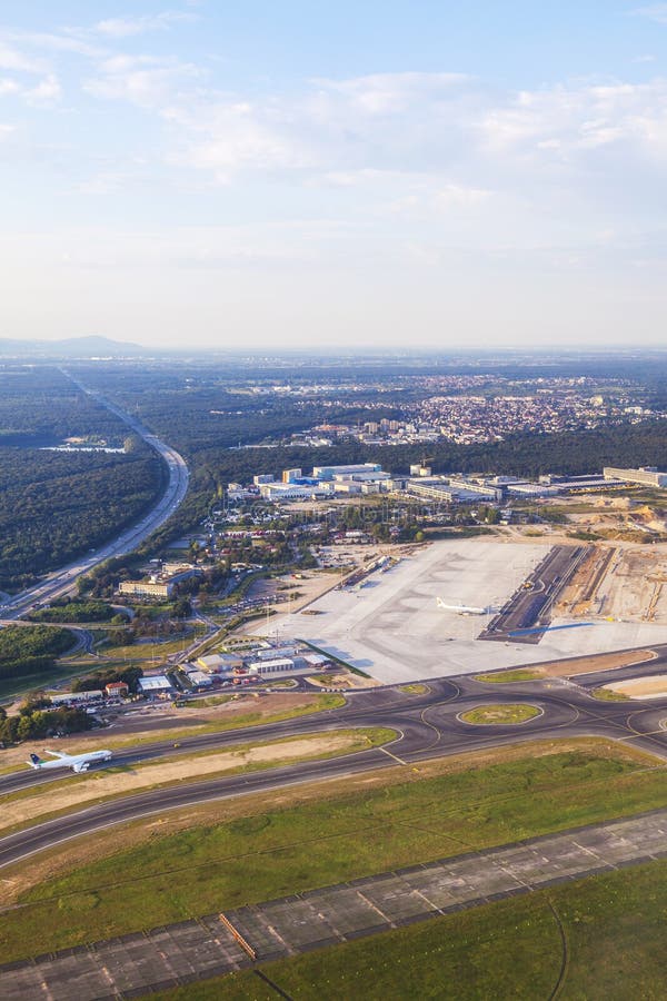 Aerial of airport Rhein-Main