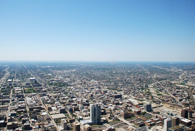 Aerial city view