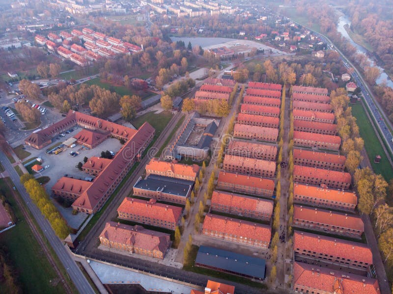 Auschwitz Drone Stock Photos - Free Royalty-Free Stock Photos from Dreamstime