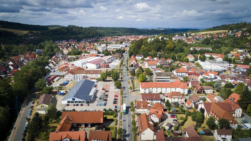Aerial drone bird`s eye view photo of famous and picturesque european village royalty free stock photos Aerial drone bird`s eye view photo of famous and picturesque european village royalty free stock photos