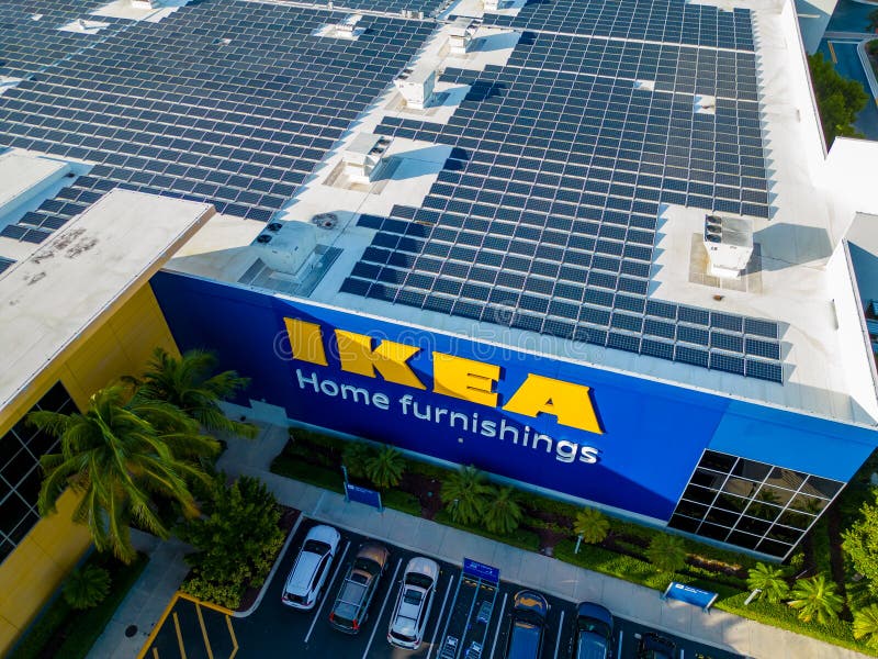 Aerial Drone Photo Of Ikea Sunrise FL USA Editorial Image Image Of sunrise-store