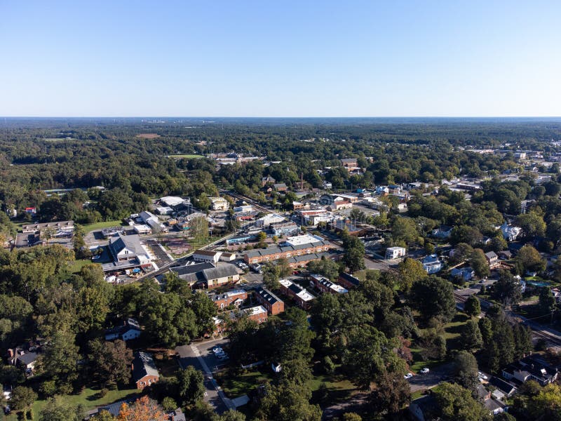 Ashland Virginia Aerial Photo Stock Photo - Image of street, ashland ...