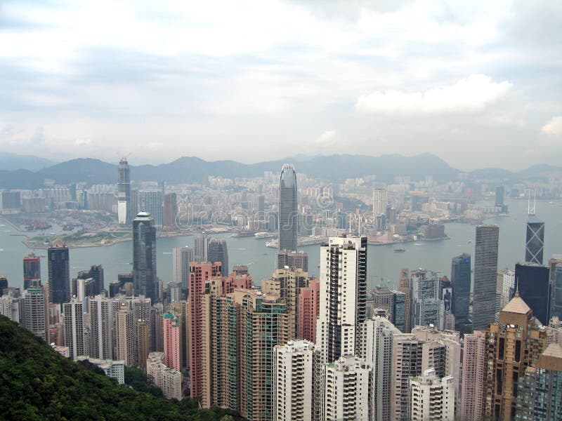 Aerial photogrpah of Hong Kong