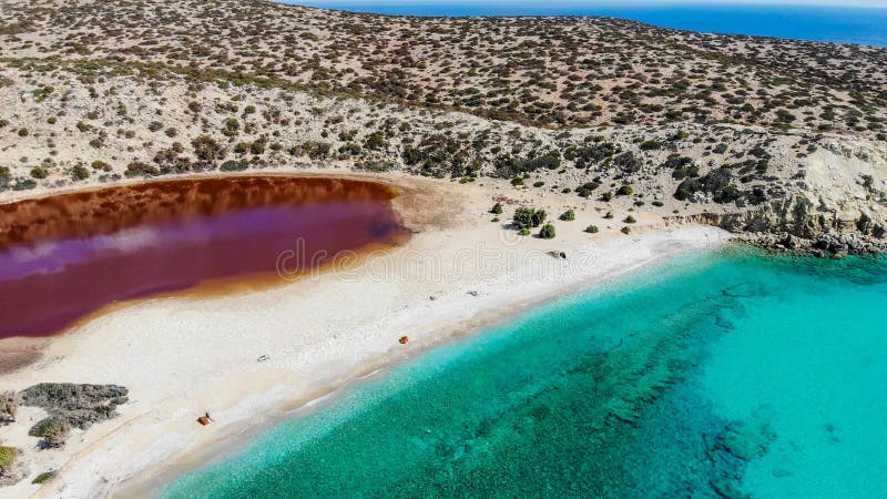 Aerial photos of Gavdos island, Crete, Greece