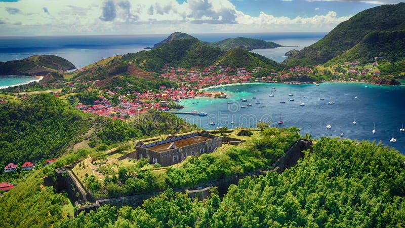 Aerial Shoot - French Caribbean Islands of Guadeloupe: Basse-Terre,  Grande-Terre, Les Saintes, La Desirade, Marie-Galante Stock Image - Image  of bight, beautiful: 180904477