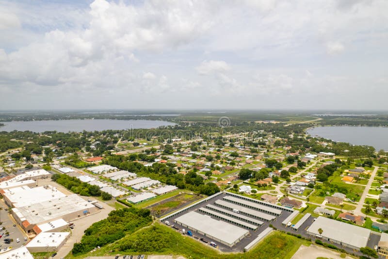 Aerial shot Sebring FL USA stock image. Image of florida 221854285